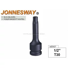 Jonnesway Profi Gépi Torx Bitfej 1/2" T30 / S06A4T30