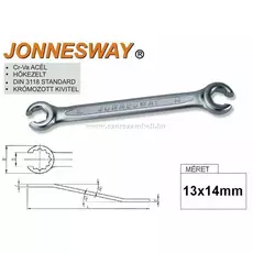 Jonnesway Profi fékcsőkulcs, 13x14mm