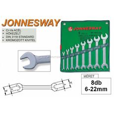 Jonnesway Profi Villáskulcs Készlet 6-22mm / 8db-os / W25108S