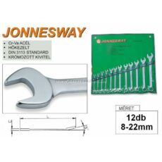 Jonnesway Profi Csillag-Villáskulcs Készlet 8-22mm / 12db-os