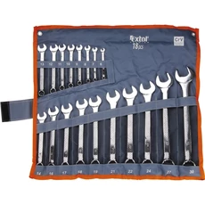 Extol csillag-villás kulcs klt 18db, 6-30mm