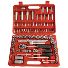 Extol racsnis dugókulcs készlet, 1/4&quot; és 1/2&quot;, 94db