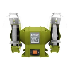 Extol kettős köszörűgép 350W, száraz,200x16x20mm, 2950 ford/perc, P36, P80, 11kg