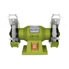 Extol kettős köszörűgép 150W,száraz,125x12,7x16mm, 2950 ford/perc, P36, P80, 6kg