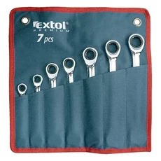 Extol racsnis csillag-villáskulcs készlet, elliptikus, 8-19mm, 7 részes