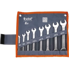 Extol villáskulcs klt., 8db, 6-22mm