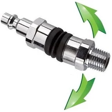 Levegő Gyorscsatlakozó (flexibilis) 1/4" külső menetes (Fiú) Levegő Gyorscsatlakozó (flexibilis) 1/4" külső menetes (Fiú)