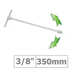 Professional Genius Flexibilis T-Kulcs 3/8" / 350mm / 323503T