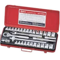 Professional Genius Dugókulcs Készlet 3/8" 32db-os (coll&metr.) / GS-332MS