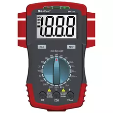 HoldPeak 37B digitális multiméter (VDC, VAC, ADC, AAC, ellenállás, kapacitás, hőmérséklet, dióda)