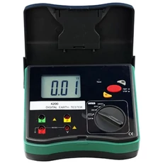 HOLDPEAK 4200 Digitális földelési ellenállásmérő,0-2000ohm,0-30V mérési feszültség,földelőrúd,hord táska
