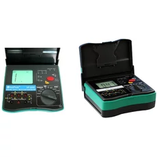 HOLDPEAK 5500 Digitális földelési és szigetelési ellenállás mérő,250-1000VAC,0.1Mohm-20Gohm,fázissorend