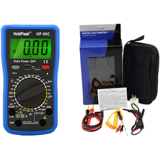 HoldPeak 90C digitális multiméter (kapacitás, dióda, hFE,szakadás, elemteszt)