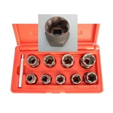 Licota Sérültfejű Csavar Kiszedő Szerszám Készlet 3/8" 10db-os