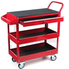 Szerszámos kocsi és műszerállvány 1 fiókos + nyitott polcos (73x72x38cm) Szerszámos kocsi és műszerállvány 1 fiókos + nyitott polcos (73x72x38cm)