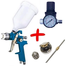 Voylet HVLP Festékszóró Pisztolykészlet 0,6L 1,4mm+2,0mm