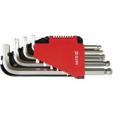 Yato Imbuszkulcs Készlet Gömbvégű 10db-os / 2-12mm / YT-0509