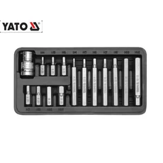 Yato YT-0413 imbusz bit készlet H4-H12, 15db-os  