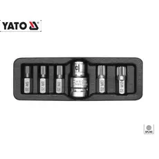 Yato YT-0414 Bit készlet M5-M12, 6db-os  