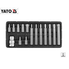 Yato Bit Készlet 15db-os (Furatos Torx) T20-T55 / YT-0417