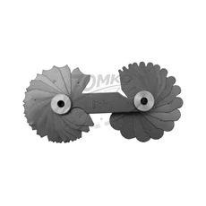 Rádiusz sablon külső-belső R7,5-15mm 2x16 lemezes