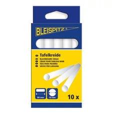 Bleispitz táblakréta, kerek, fehér, 80x10mm, 10db