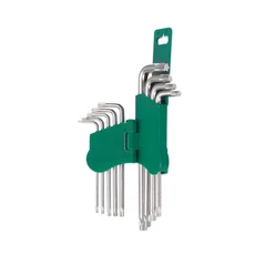 HANS Torx kulcs készlet, hosszú, T10-T50, 9 részes