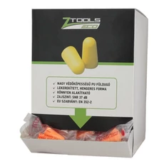 Z-Tools füldugó kínáló dobozban, poliuretán, 100 pár