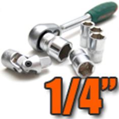 1/4" Dugókulcs készletek (kisméretű, főleg motorhoz, kerékpárhoz, stb) 1/4" Dugókulcs készletek (kisméretű, főleg motorhoz, kerékpárhoz, stb)