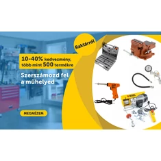 Műhelyfelszerelés akció