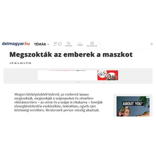 Megszokták az emberek a maszkot