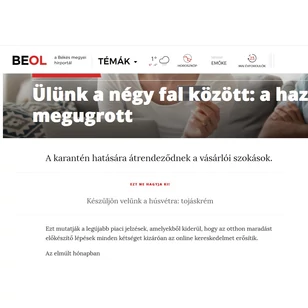 Ülünk a négy fal között: a hazai e-piac megugrott