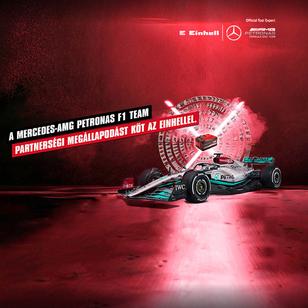 A Mercedes-AMG PETRONAS F1 Team partnerségi megállapodást köt az Einhellel
