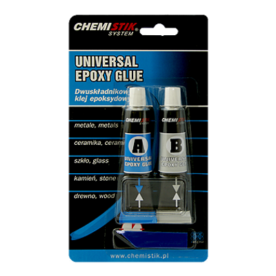 Chemistik gyorskötő, univerzális epoxy ragasztó, kétkomponensű, 2x20g