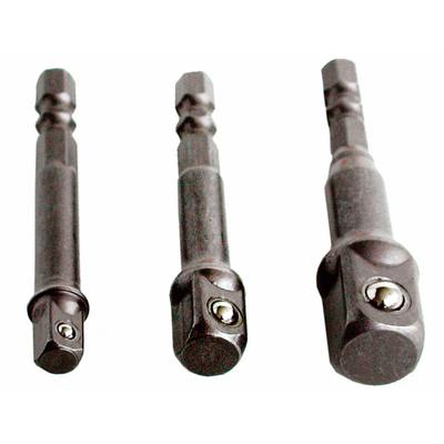 Extol dugókulcs adapter készlet, 1/4"-3/8"-1/2", 3 részes