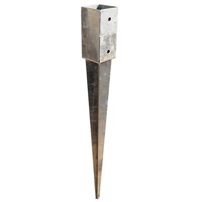 Beüthető oszlophüvely, tüzihorganyzott, 71x71x750/2mm, (ET)