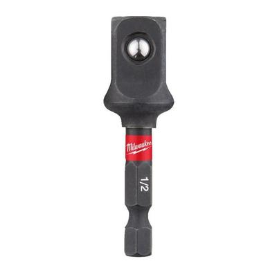 Milwaukee Shockwave dugókulcs adapter, 1/4"-1/2"x55mm