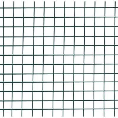 Nortene Fensanet Plast 19 ponthegesztett drótháló, műanyag bevonattal, zöld, 19x19mm, 0.5x25m