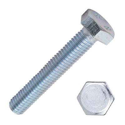 Metrikus hatlapfejű csavar, horganyzott M6x80mm