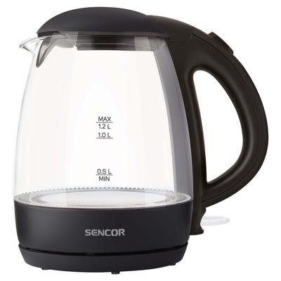 Sencor SWK 2300BK üveg vízforraló, 2.2kW, 1.2L
