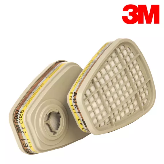 3M 6057 ABE1 munkavédelmi szűrőbetét, 2db