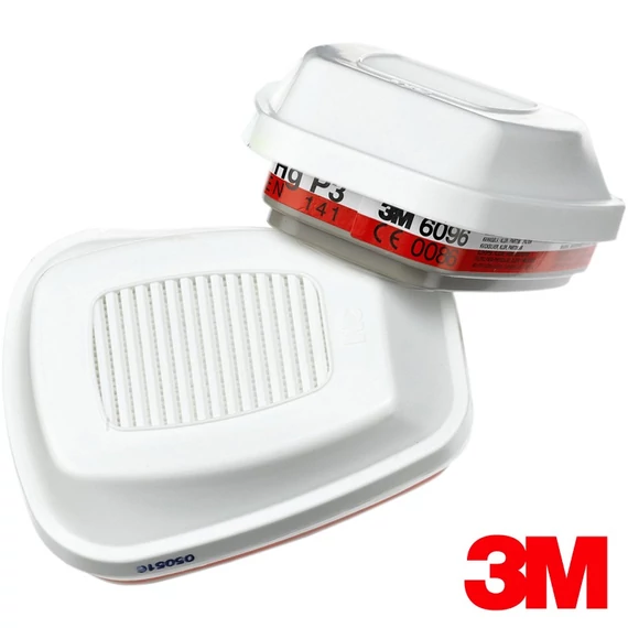 3M 6096 HgP3 munkavédelmi szűrőbetét, 2db