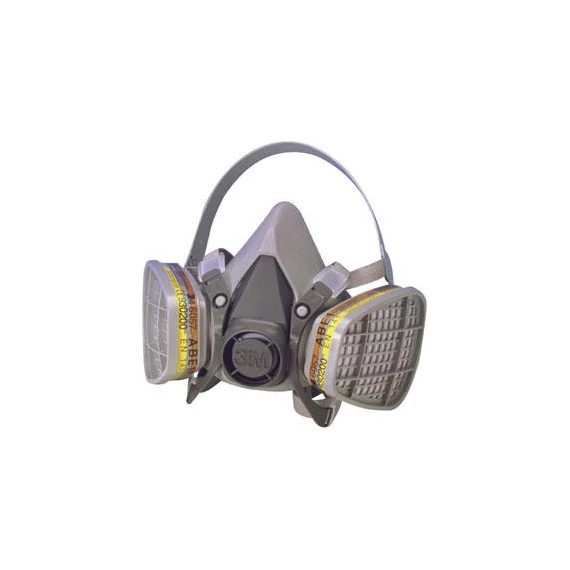3M 6100 munkavédelmi félálarc, szürke, S