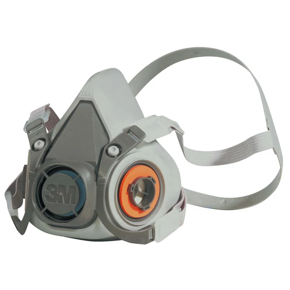 3M 6300 gumi félálarc, hipo-allergén, L