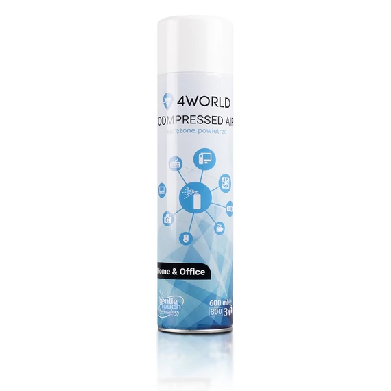 4World Sűrített levegő spray, 600ml