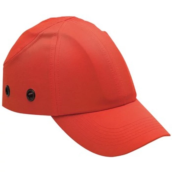 Ganteline Earline baseball sapka fejvédővel, piros