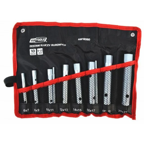AWTools csőkulcs készlet, 6-22mm, 10db