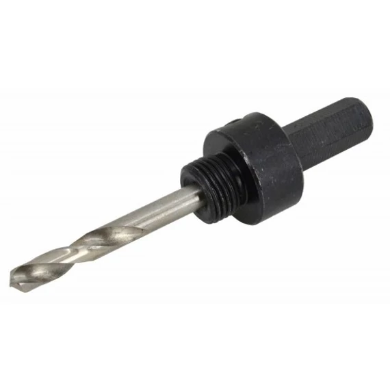 AWTools adapter körkivágókhoz előfúróval, HEX, 14-30mm