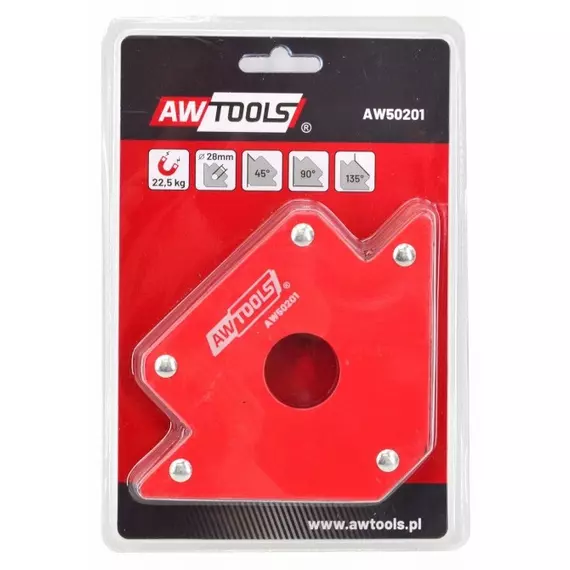 AWTools hegesztőmágnes, 3 szög, 22.5kg