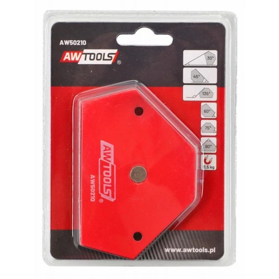 AWTools hegesztőmágnes, 6 szög, 11.5kg